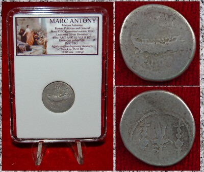 #ad Ancient Roman Republic Coin MARC ANTONY Cleopatra#x27;s lover Silver Denarius $124.60