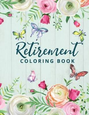 #ad #ad Retirement Coloring Book: Happy Retirement Gift for Women with Fun a VERY GOOD $4.79