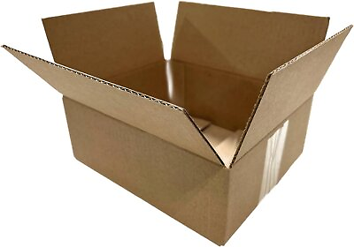 #ad 100 6x4x2 Cardboard Paper Boxes Mailing Packing Shipping Box Corrugated Carton $24.45