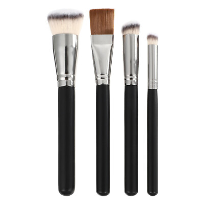 #ad 4 Pcs Blush Brush Cosmetic Utensils Foundation Mask Blending Tool Makeup Tools $8.58