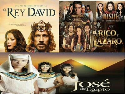 #ad BIBLICA quot;5:JOSE JOSUEDAVID MOISES Y EL RICO Y LAZAROquot; 151 DVD 649CAPITULOS $164.99