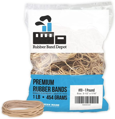 #ad Rubber Bands Size #19 Approximately 335 Rubber Bands per Bag Rubber Band Me $15.88