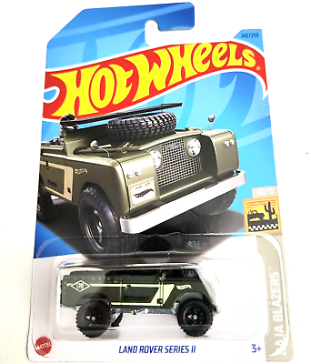 #ad Hot Wheels Land Rover Series II Green #242 242 250 2023 Baja Blazers $8.99