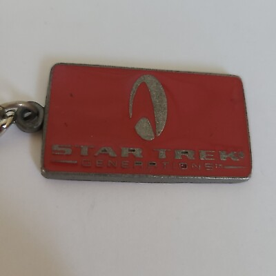#ad Vintage 1994 Star Trek Generation Keychain $7.99