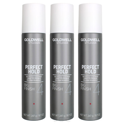 #ad #ad Goldwell Hair Spray StyleSign Perfect Hold Big Finish #4 8.7 oz Pack of 3 $39.99
