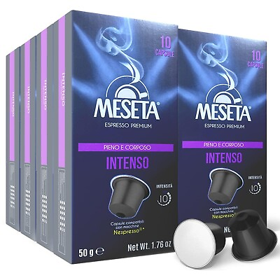 #ad #ad 100 Nespresso Compatible Meseta Intenso Coffee Capsules 100 Capsules of Gourmet $27.99