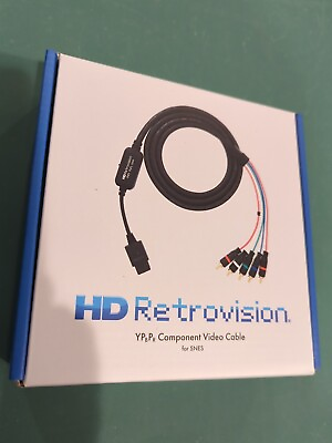 #ad HD Retrovision SNES YPbPr Component Cable Super Nintendo Factory Sealed New $129.99