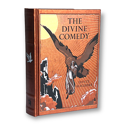 #ad THE DIVINE COMEDY Dante Alighieri Illustrated Gift Leather Bound HARDCOVER BOOK $36.89