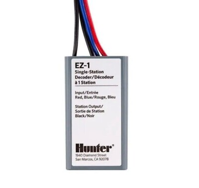 #ad Hunter Industries EZ 1 Single Station Two Wire Decoder for ICC2 HCC Pro C $49.99