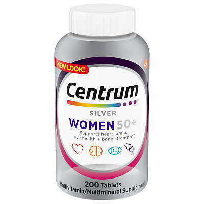 #ad Centrum Silver Womens 50 Plus Vitamins Multivitamin Supplement 200 Count $19.12