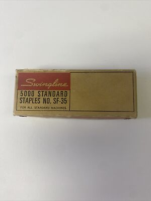 #ad Vintage Swingline Standard Staples No. SF 35 $10.00