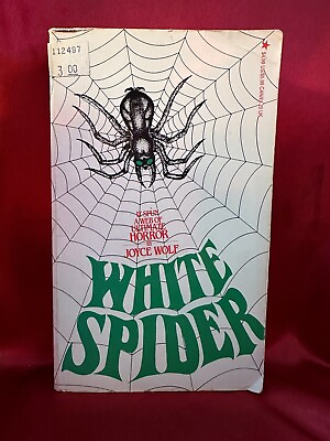 #ad White Spider By Joyce Wolf 1987 Leisure Horror 1st Edition Paperback Book $5.99