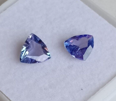 #ad Top Quality Tanzanite Pair Cut Loose For Jewelry Making Gemstone 0.93 Cts $139.50