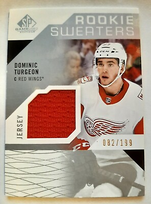 #ad 2018 19 Upper Deck SP Game Used Rookie Sweaters Dominic Turgeon 199 $5.00