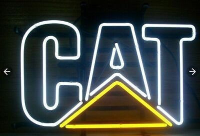 New Caterpillar Cat Neon Light Sign 14quot;x10quot; Beer Gift Lamp Bar Artwork Glass $85.79