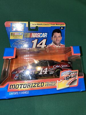 #ad Jada Toys NASCAR #14 Tony Stewswart Motorized Pull Back Vehicle New in Sealed $12.00