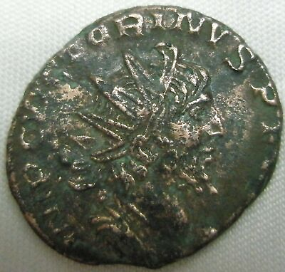 #ad ROME Caesar Usurper VICTORINUS AE Antoninianus VIRTUS Trier SCARCE Gallic #A65 $42.00