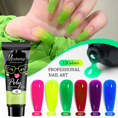 #ad 1*Nail Extension Gel Nail Extension Gel Soak Off UV Long Lasting Fluorescent C $5.12