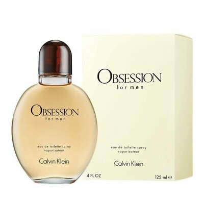 #ad Calvin Klein Obsession For Men Eau De Toilette Spray Cologne 125ml 4 oz Sealed $25.00