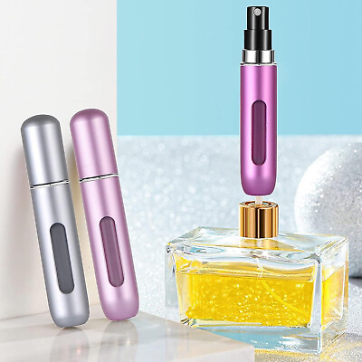 #ad Perfume Atomizer Bottle 5ml Refillable Spray Bottle Mini Underfill Travel Bottle $3.79