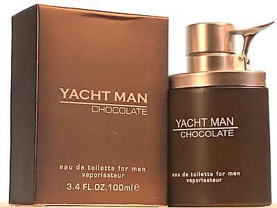 Yacht Man Chocolate 3.4 oz Eau de Toilette Spray Perfume for Men Brand New $10.50