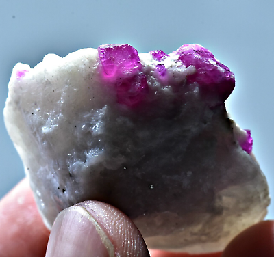 #ad 133 Carat Top Quality Terminated Natural Ruby Crystals Specimen From Jegdalek AF $224.99