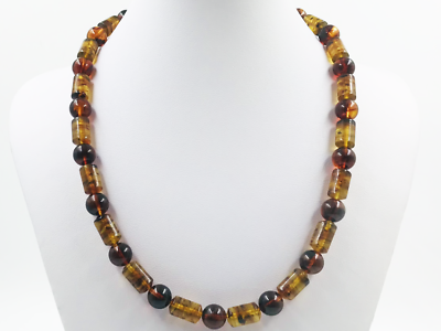 #ad Natural BALTIC AMBER NECKLACE amber jewelry Gift gemstone Necklace pressed $75.00