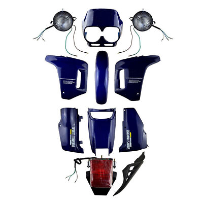 #ad ABS Plastic Fairing Bodywork Set for Honda AX 1 NX250 Sports Stock Traverse Blue $251.72