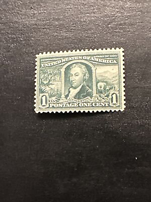 #ad US Stamps Scott #323….Robert Livingston MNH With Gum $65.00