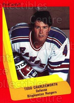 #ad 1990 91 ProCards AHL IHL #2 Todd Charlesworth C $2.00