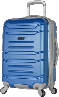 #ad Olympia Denmark 21 Inch Expandable Carry On 8 Dual Wheel Spinner Multiple Grip $35.36