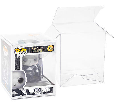 #ad 6quot; Pop Protector Case For Funko 6 Inch Boxes Vinyl Figures Extra Thick .50mm $79.98