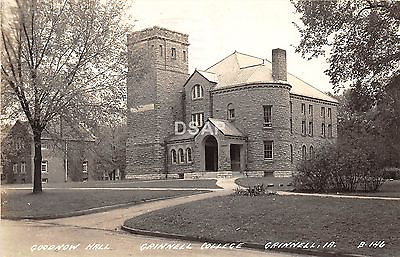 #ad C51 Grinnell College Iowa Ia Real Photo RPPC Postcard c40s Goodnow Hall 2 $12.65
