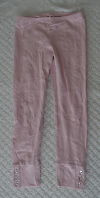 #ad Gymboree 9 Girls Pink Leggings VGUC bling pants $9.69