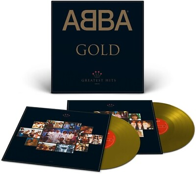 #ad ABBA Gold Greatest Hits New Vinyl LP Colored Vinyl Gold 180 Gram $40.95