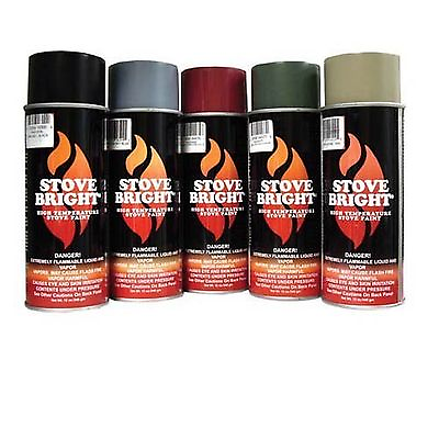 #ad Stove Bright High Temperature Stove Chimney amp; Fireplace Paint 12oz. Aerosol Can $21.99
