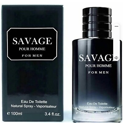 PERFUME FOR quot;SAVAGEquot; Men By Fragrance Couture Toilette 3.4 Oz Gift Fast Shipping $12.99