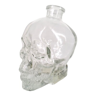 Crystal Head Vodka Glass Skull Empty Bottle 750ML Halloween No Cork $16.99