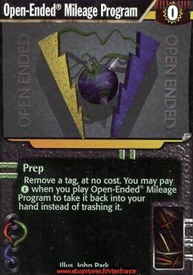 #ad Netrunner Ccg Open Ended R Mileage Program Limited Edition $1.07