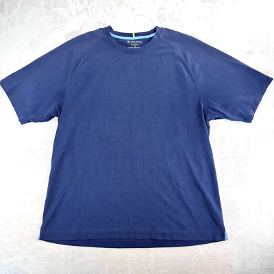 #ad Tommy Bahama ISLAND SOFT Shirt Mens XL Modal Blend Blue Comfort Tee $15.00