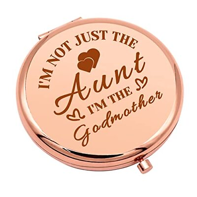 #ad Godmother Gift from Godchild Christian Gift Compact Makeup Mirror Godmother G... $18.05
