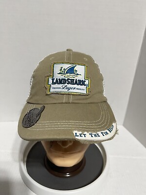 #ad Jimmy Buffett#x27;s Margaritaville Landshark Distressed Hat Cap Bottle Opener Lager $9.99