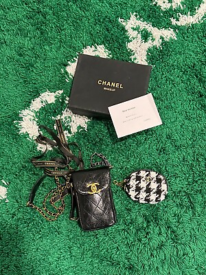 #ad CHANEL BEAUTE Makeup VIP Gift Bags with Case BOX FAST SHIP $169.99
