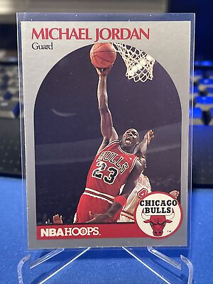 1990 NBA Hoops Michael Jordan Chicago Bulls Card #65 $3.95