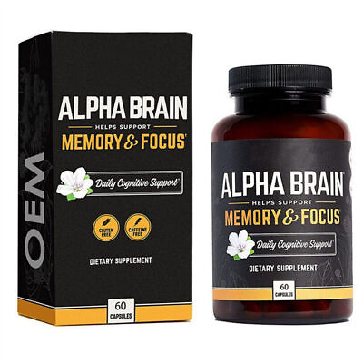 #ad Alpha Brain Memory And Focus 60 Count US $13.99
