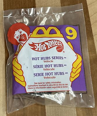 #ad McDonalds Happy Meal Toy Hot Wheels #9 Hot Hubs Series 1995 $6.95
