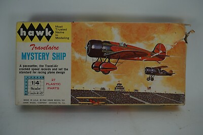 #ad Vintage Hawk Travelaire Mystery Ship 1 4quot; Scale Model Kit $10.50