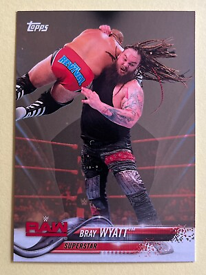 #ad Bray Wyatt 2018 Topps WWE BRONZE PARALLEL Card #114 $3.99