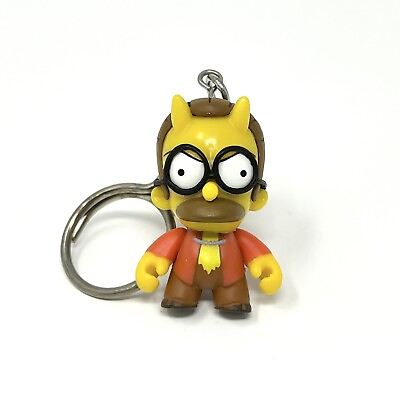 #ad The Simpsons Keychain Series CRAP TACULAR Devil Flanders $29.91