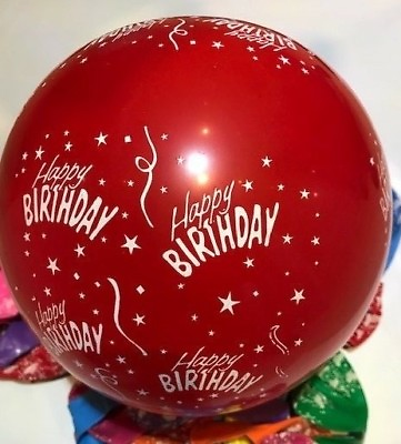 #ad 25 Mix Colour Happy Birthday Kids Celebrations Party Balloons Helium GBP 3.95